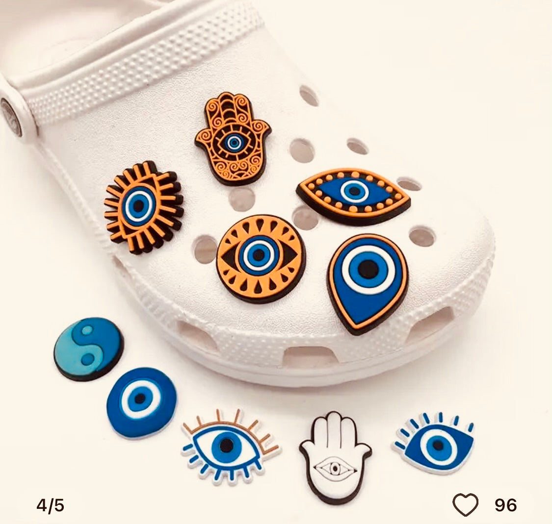 Croc Charms- Evil Eye