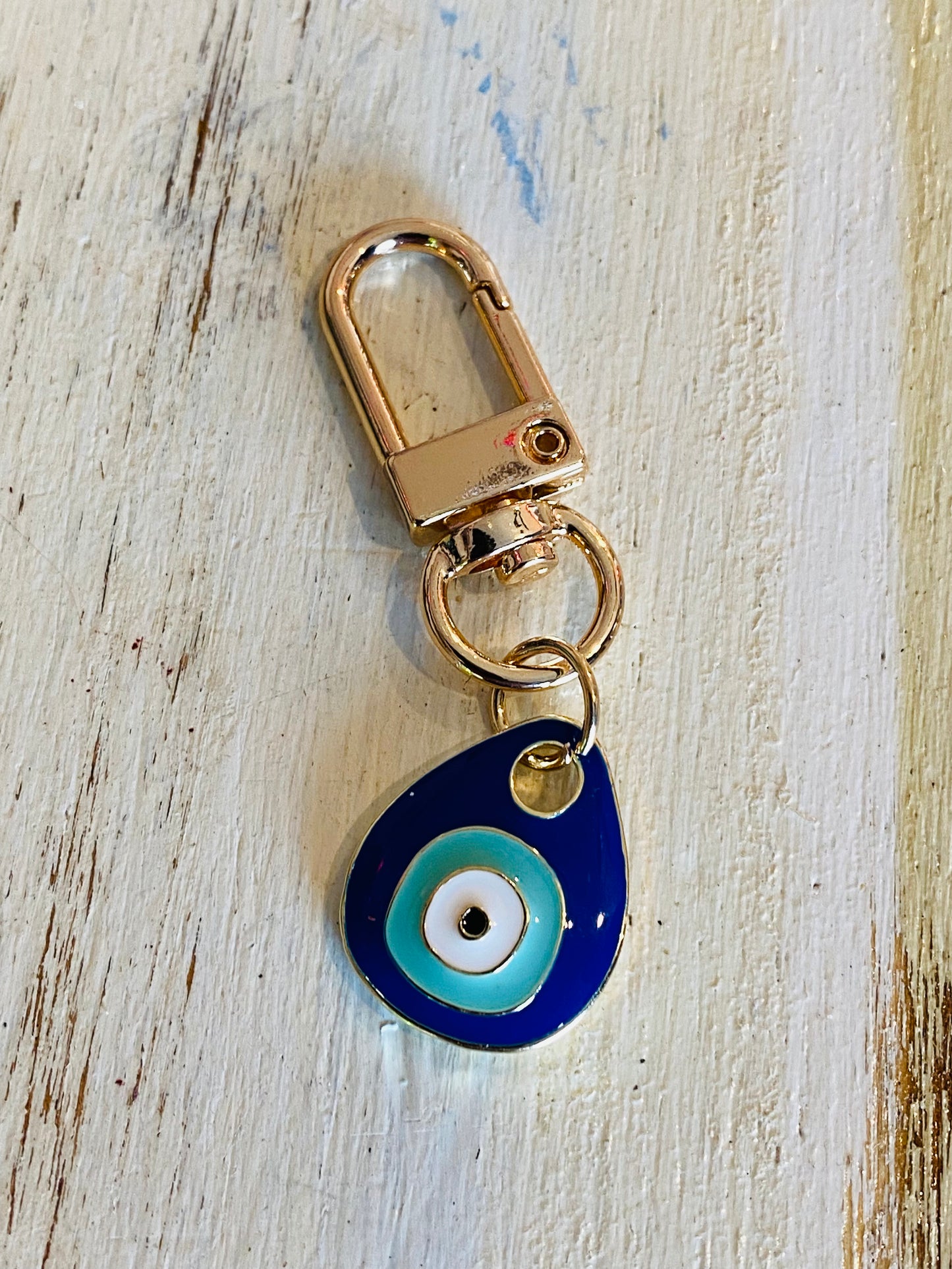 Evil Eye Keyring Oval