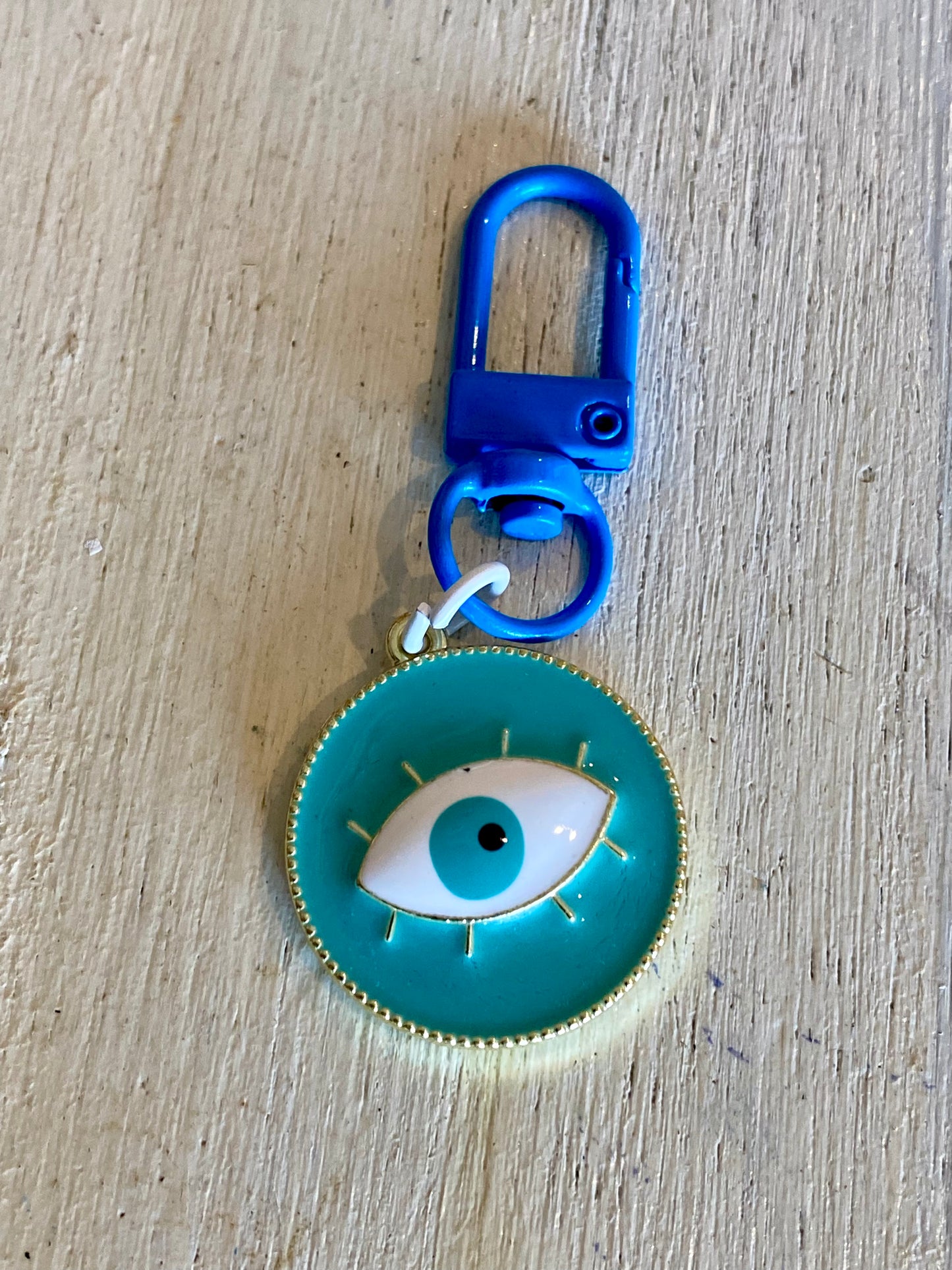 Evil Eye Keyring Oval