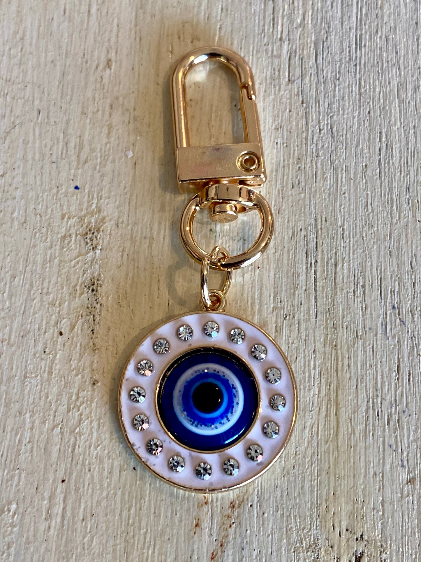 Evil Eye Keyring Oval