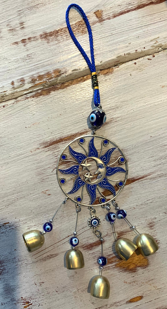 Moon Pendant Evil Eye Hanging