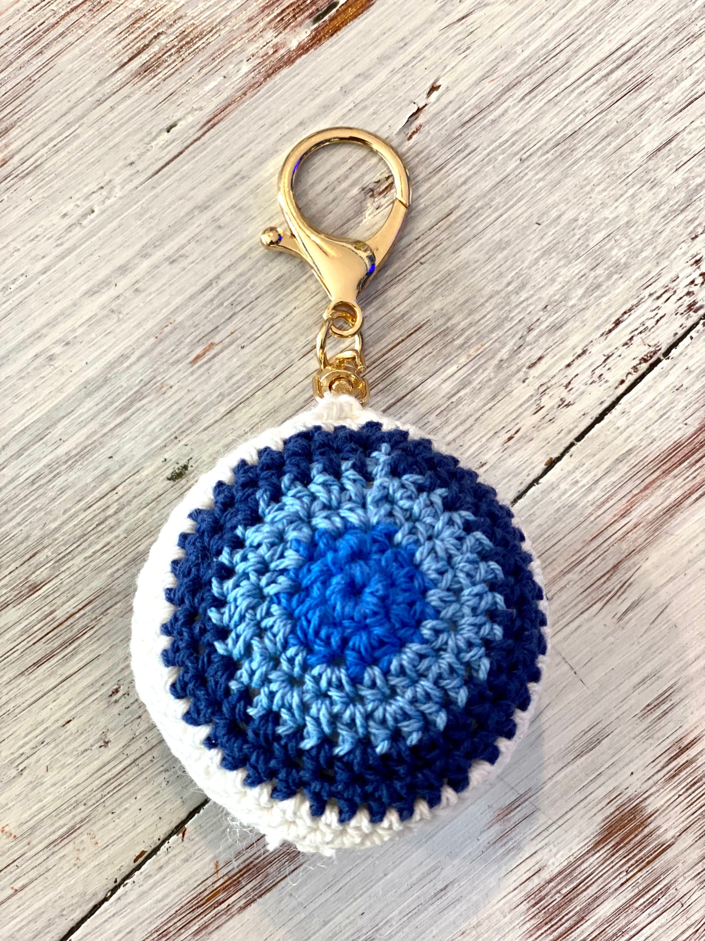 Crochet Evil Eye Chain