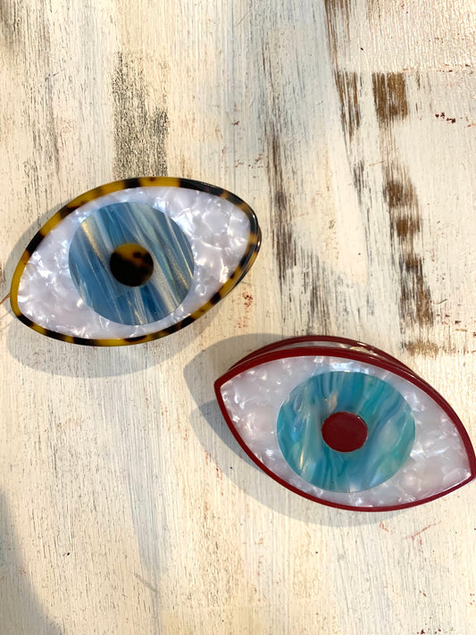 Evil Eye Hair Clips