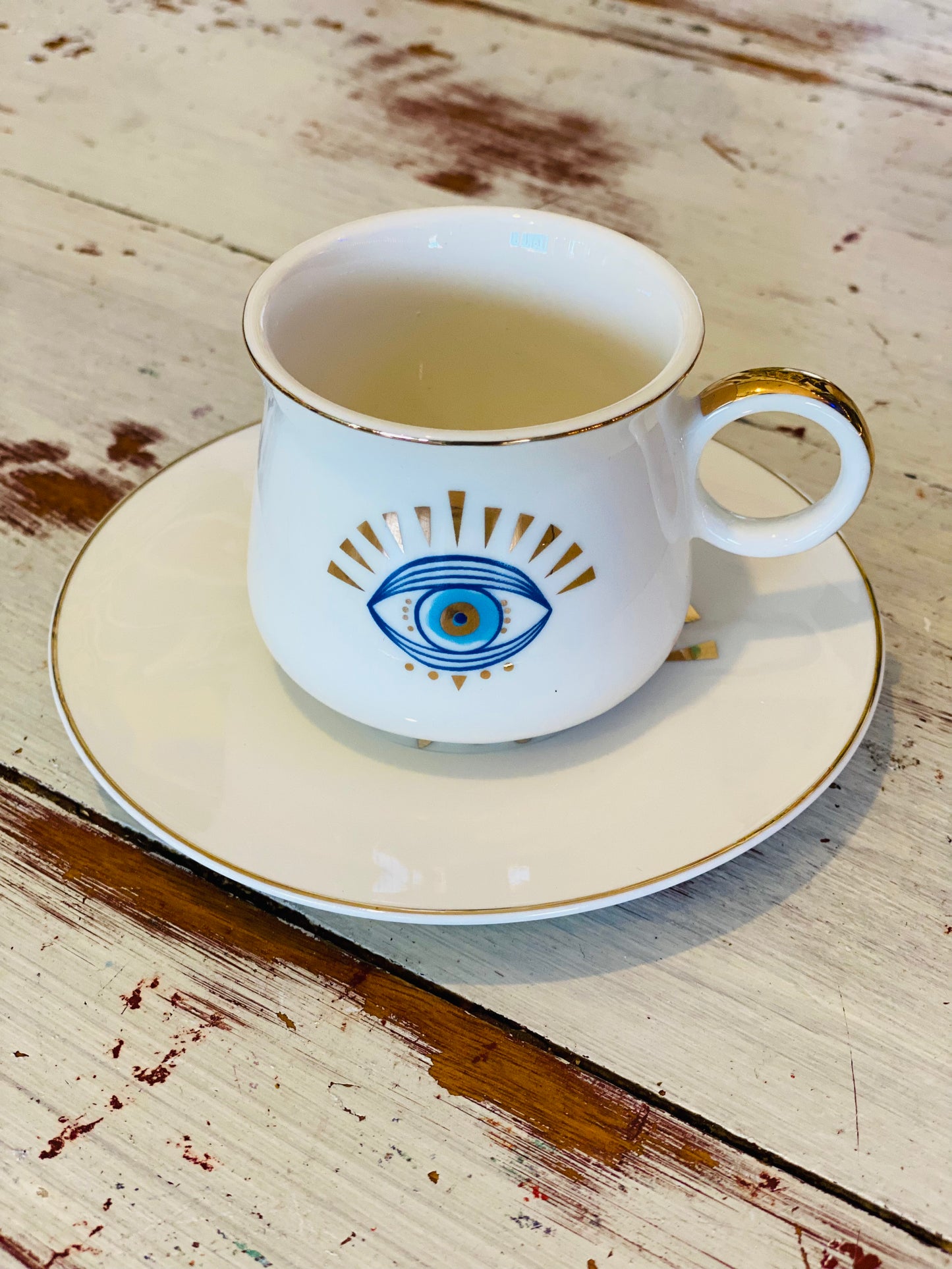 Evil Eye Turkish Coffee Set