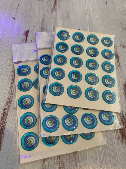 3D Evil Eye Stickers