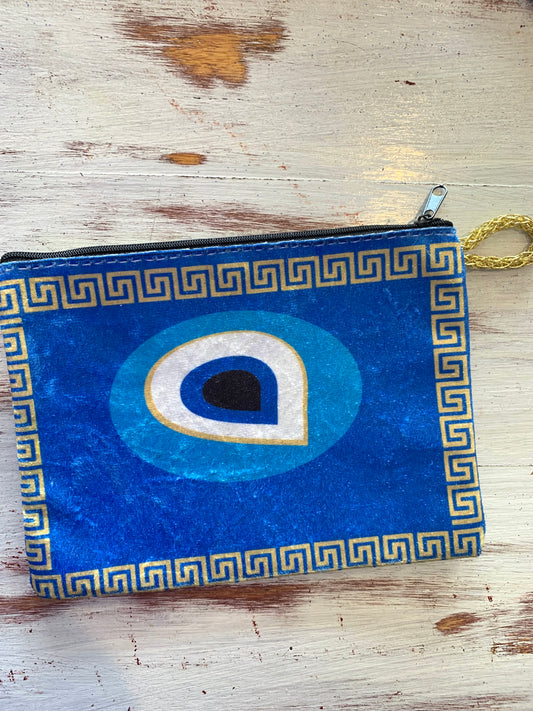 Evil Eye Velvet Pouch (Large)