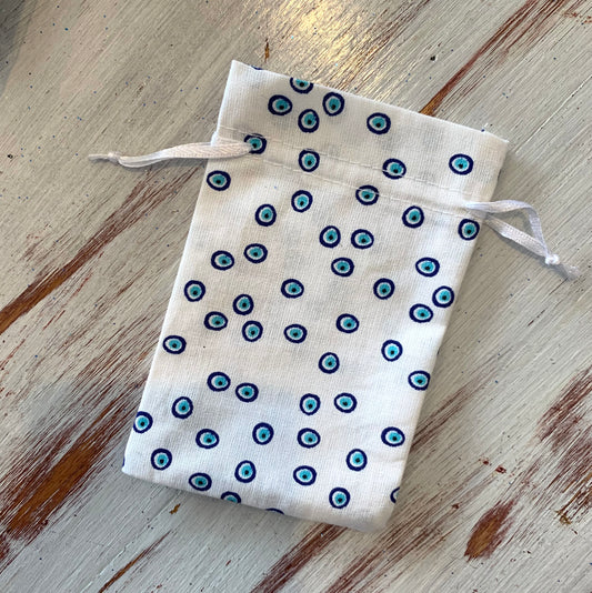 Small Evil Eye Material Gift bag