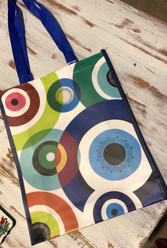 Multi Evil Eye Tote